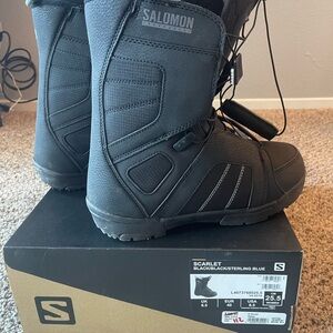 Salomon Scarlet Black Snowboard Boots